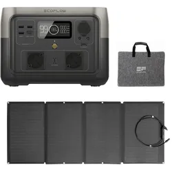 EcoFlow River 2 MAX 512Wh Powerstation mit 160W Solarpanel