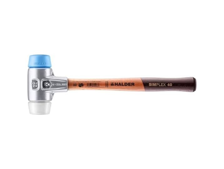 Maillet SIMPLEX\, TPE souple/superplastique; avec boîtier en aluminium et manche en bois de haute qualité D=40 mm 3117.040
