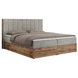 BOXBETT BELLISSIMO 200/200 Hellgrau Struktur - H4