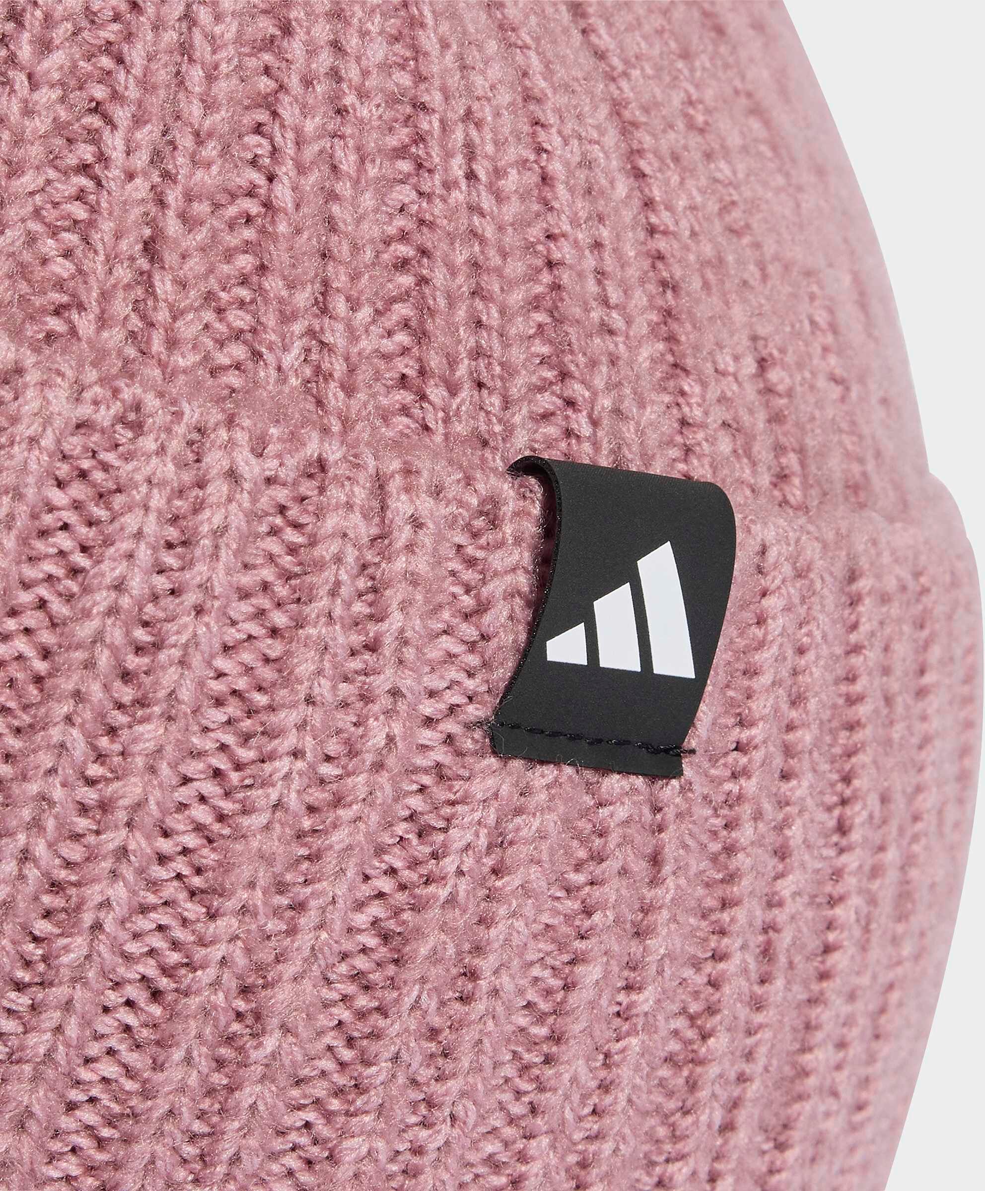 Adidas Performance "MULTI MOUNTAIN BADGE BEANIE" für Erwachsene, sportlicher Stil, aus Polyester und Polyacryl magic mauve Einheitsgröße