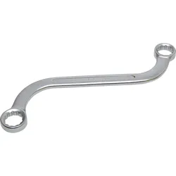BGS S-Form Doppel-Ringschlüssel Zwölfkant SW 16 x 17 mm - 30744