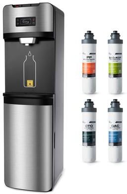 iSpring DS4S-PB Bottleless Water Dispenser with 4-Stage Filtration, SGS-Tested 99% of Lead Removal - Hot, Cold, Room Temp