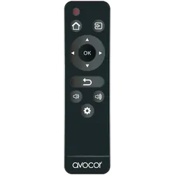 Avocor Remote f AVF AVG AVW (Gerätespezifische Fernbedienung, Infrarot), Fernbedienung, Schwarz
