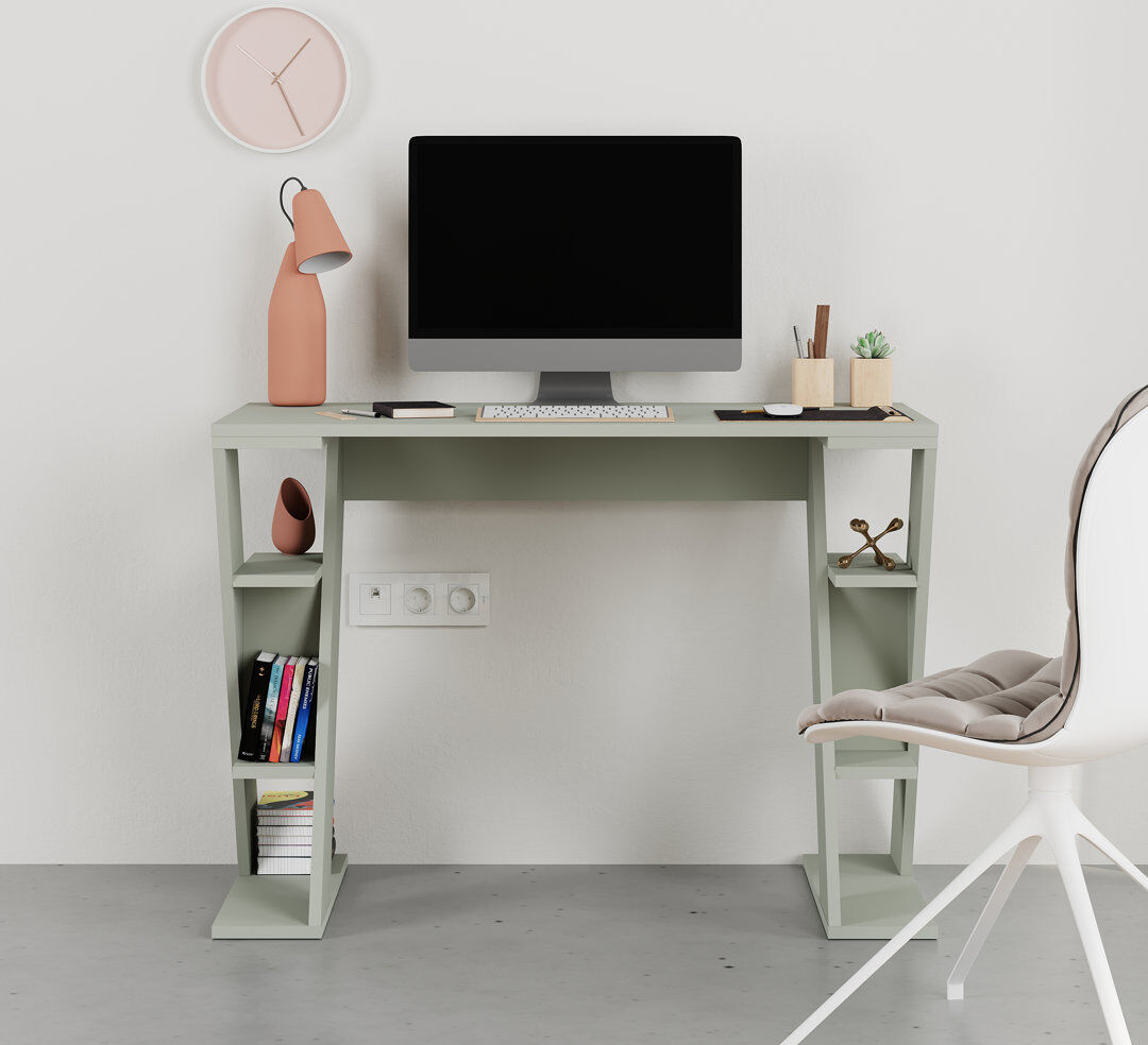 Metro Standing Desk Ash Green/Ash Green 75cm H X 106cm W X 50cm D