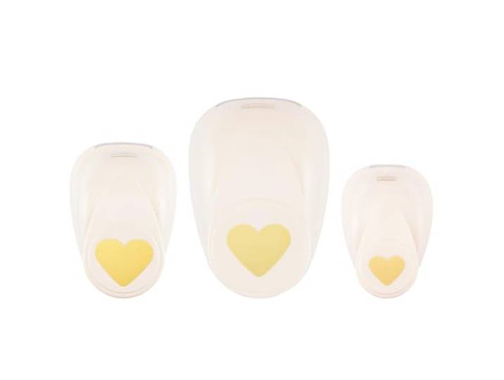 Vaessen Creative Figuurpons Set Harten - 3 st.