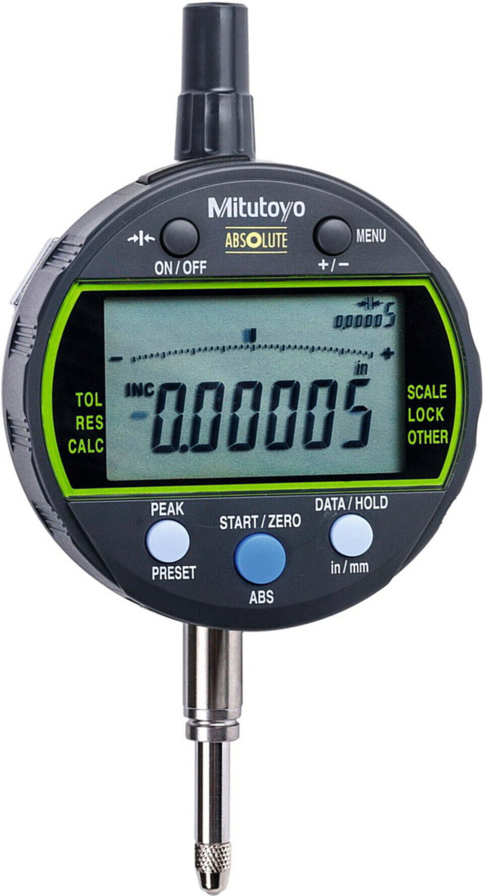 Mitutoyo Digitale Absolut-Messuhr mit PEAK-Funktion, Messbereich: 12,5 mm (543-301B)