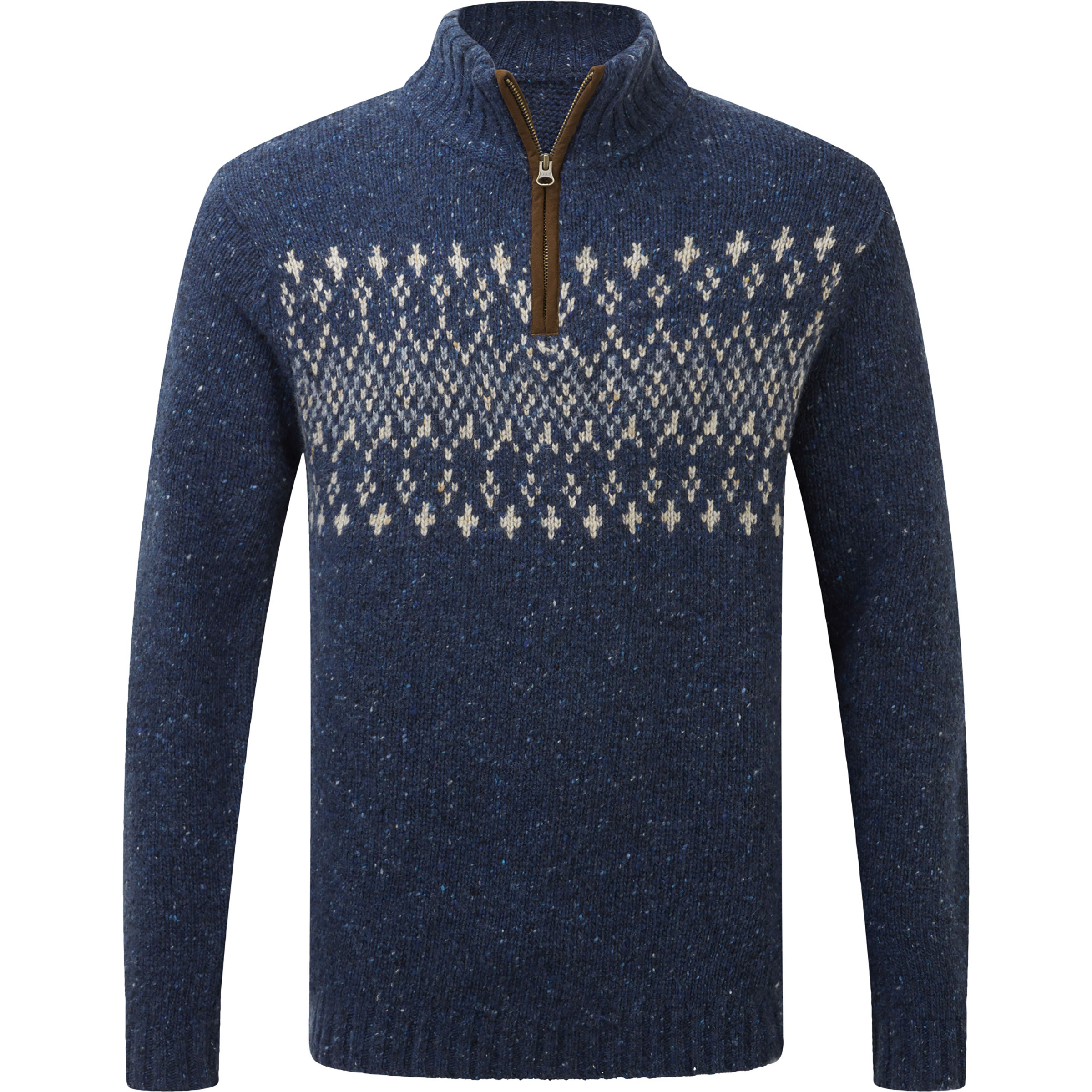 Sherpa Adventure Gear Dumji 1/4 Zip Herren Pullover blau Größe S Lifestyle Atmungsaktiv Merinowolle