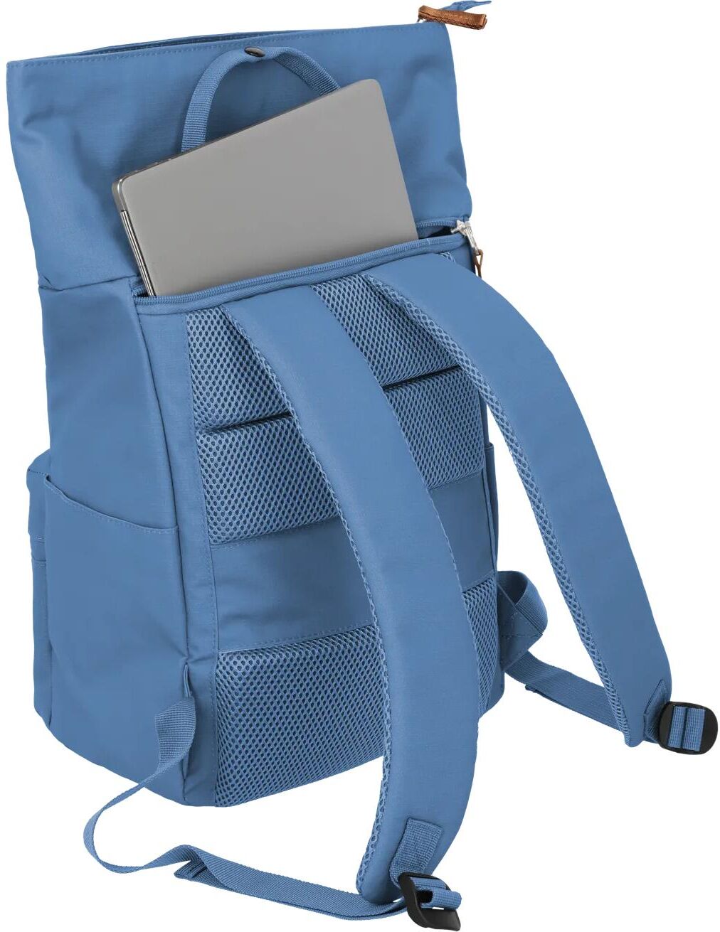 Freizeitrucksack TRAVELITE "Basics Short Handle Rollup 11 l", blau, Rucksäcke, Herren, B/H/T: 37cm, Polyester, Freizeitrucksack, H:37cm blau B/H/T: 37cm