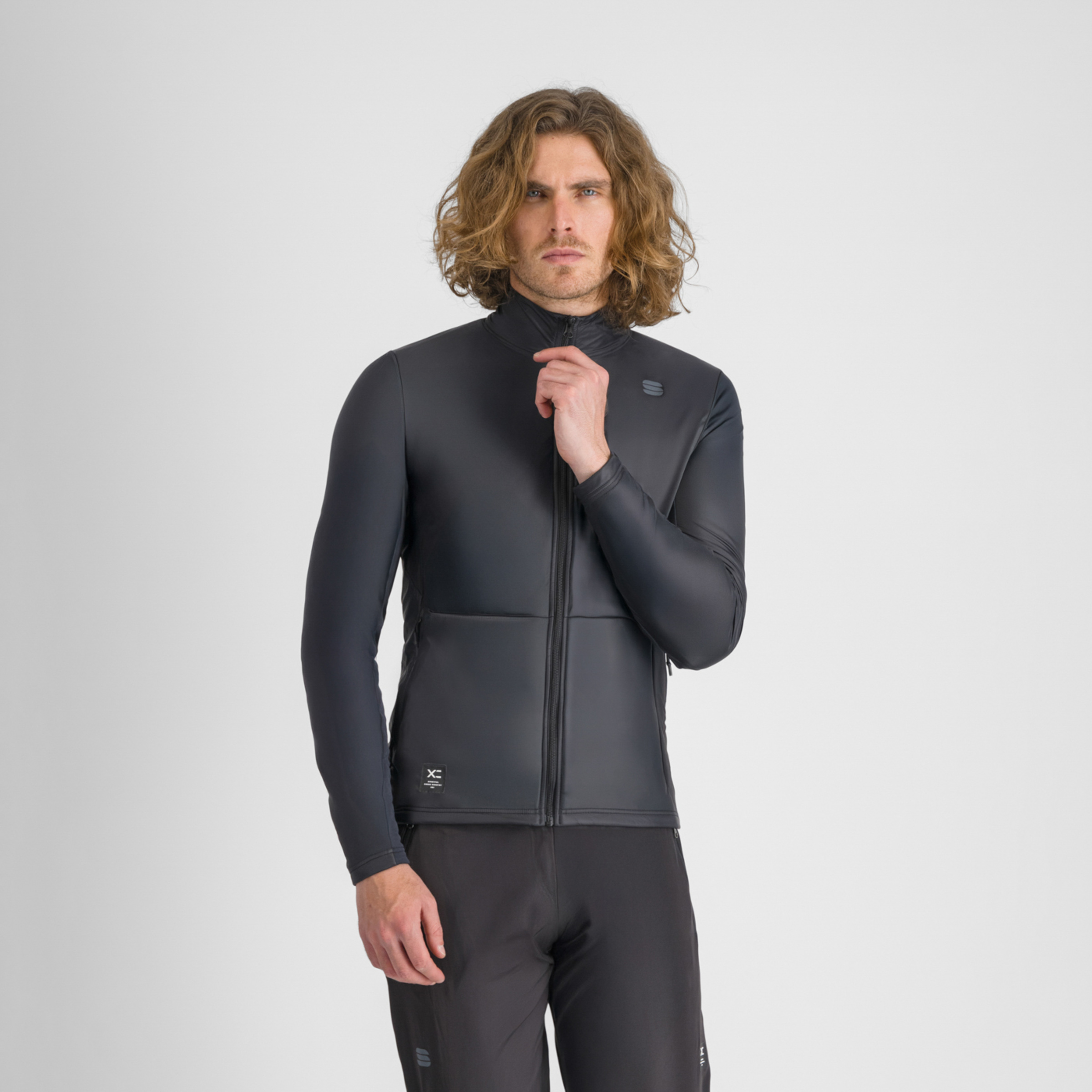Sportful Offset Herren Softshelljacke grau Größe M Langlauf Skating | Langlauf Klassik | Laufen Wasserabweisend