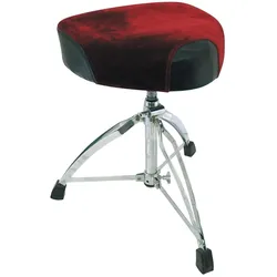 Dimavery DT-120 Schlagzeugsitz, Schlagzeug Zubehör, Schwarz, Silber