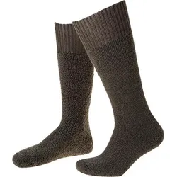 E-TOP Stiefelsocken Vollplüsch grün Gr. 39-41