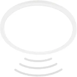 Briloner, Deckenleuchte, Ultra flat LED Panel with backlight effect + Microwave, IP44, white (2400 lm)