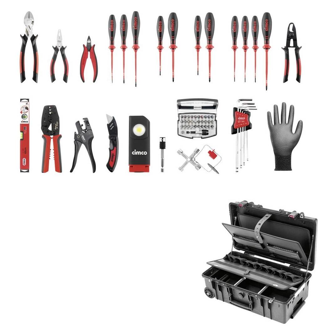 Cimco Gigant Trolley Compact Industry34-teilig 176823 Werkzeugkoffer bestückt (34 Teile) (176823)