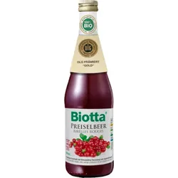 BIOTTA Bio Preiselbeer Plus Saft 500 ml