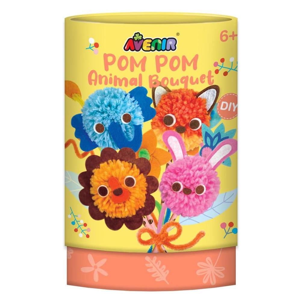 Avenir Pom Pom Bouquet mit Pompons Tiere (CH231927)