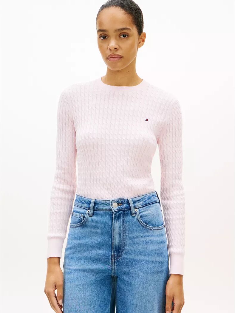 Tommy Hilfiger - Pullover, für Damen, Rosa, Größe L