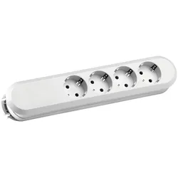 BACHMANN SMART Steckdosenleiste 4xCEE7/3 weiß, ohne Zuleitung