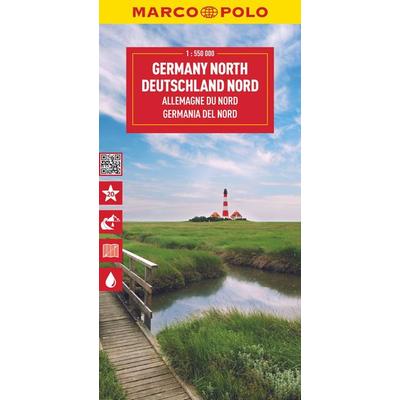 MARCO POLO Reisekarte Deutschland Nord 1:550.000, Sonstige von Marco Polo Verlag, MairDuMont, 978-3-575-01760-4