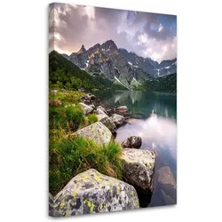 LEINWANDBILD Landschaft Berge Felsen Natur 40x60cm