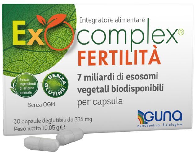 GUNA SpA Guna Ecocomplex Fertilità 30 Capsule - Integratore Alimentare con Estratti Liofilizzati e Antiossidanti