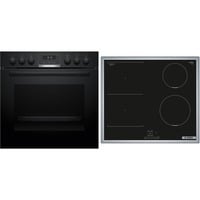 HND616LS68 Serie 6, Herdset schwarz/edelstahl