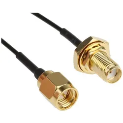RS PRO SMA-SMA plug cable assembly,IP67, 300mm, Antennenkabel