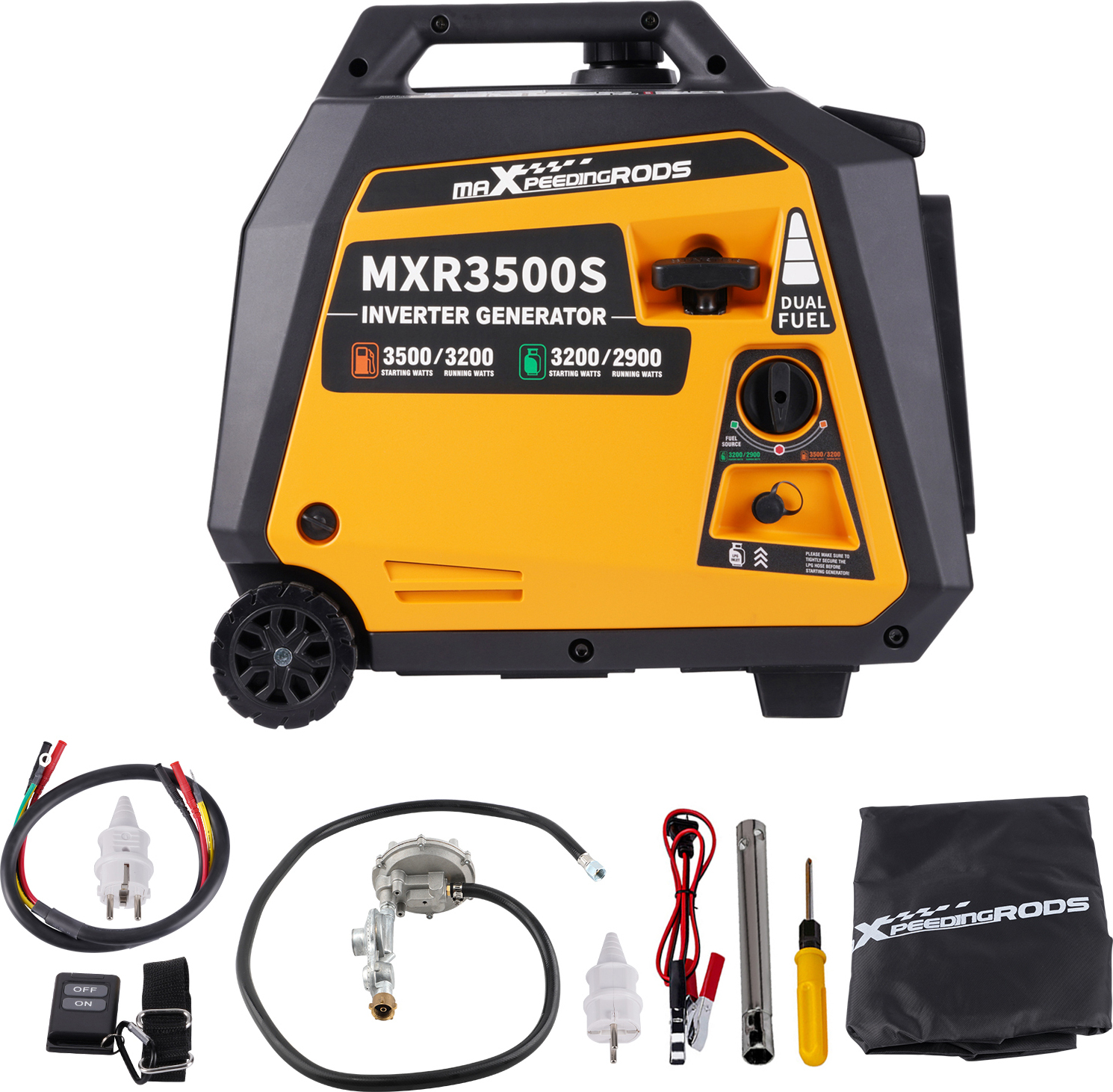 MXR3500S Dual Fuel Power Generator Inverter Generator 3500W Portable 25kg für Notfallsituationen