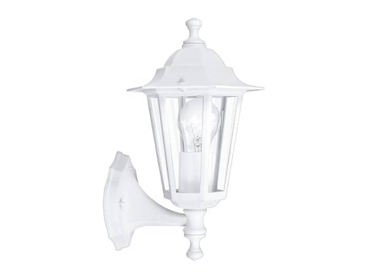 EGLO Lampe murale extérieure LATERNA 5\, à flamme\, applique murale en fonte d'aluminium et verre\, couleur : blanc\, douille : E27\, IP44
