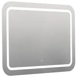 Abgerundeter Spiegel 100x70 cm mit LED-Beleuchtung, Heizfolie, Sensor mit einst. Temperatur 2700-6500K, IP44 ZIL10070KTLEDS