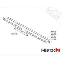 Marantec Zahnriemen SZ-11, Comfort 211, 220.2, 250.2, 252.2, Einzelstück 2x
