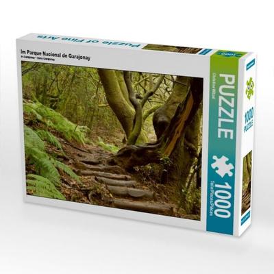 CALVENDO Puzzle Im Parque Nacional de Garajonay | 1000 Teile Lege-Größe 64x48cm Foto-Puzzle für glückliche Stunden