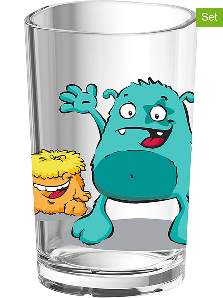 Emsa 2er-Set: Becher "Monster" - 200 ml - onesize