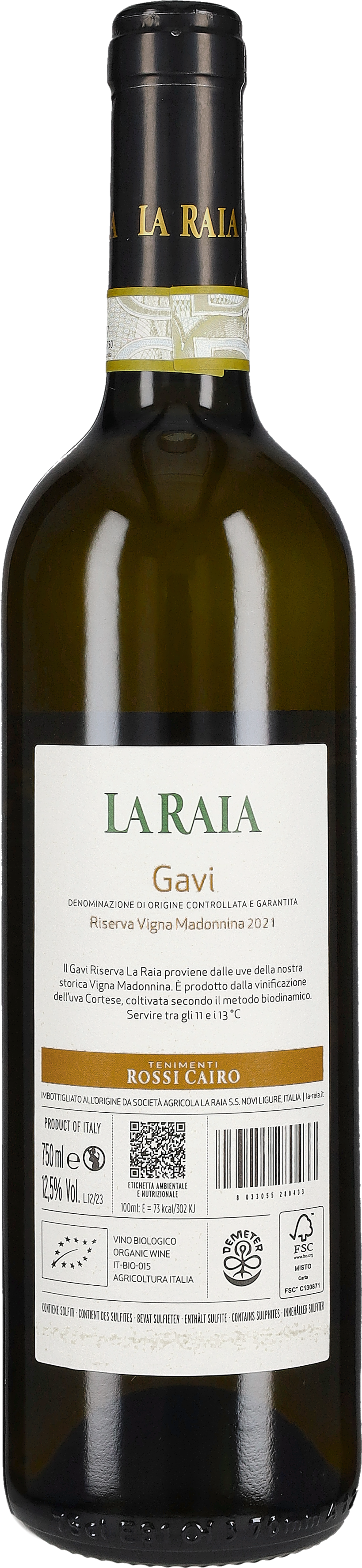 Gavi Riserva Vigna Madonnina La Raia 2021
