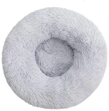 Inspired Living Ultra Soft Plush Round Pet Bed For Dogs & Cats (1635 In) 4 19.69 In