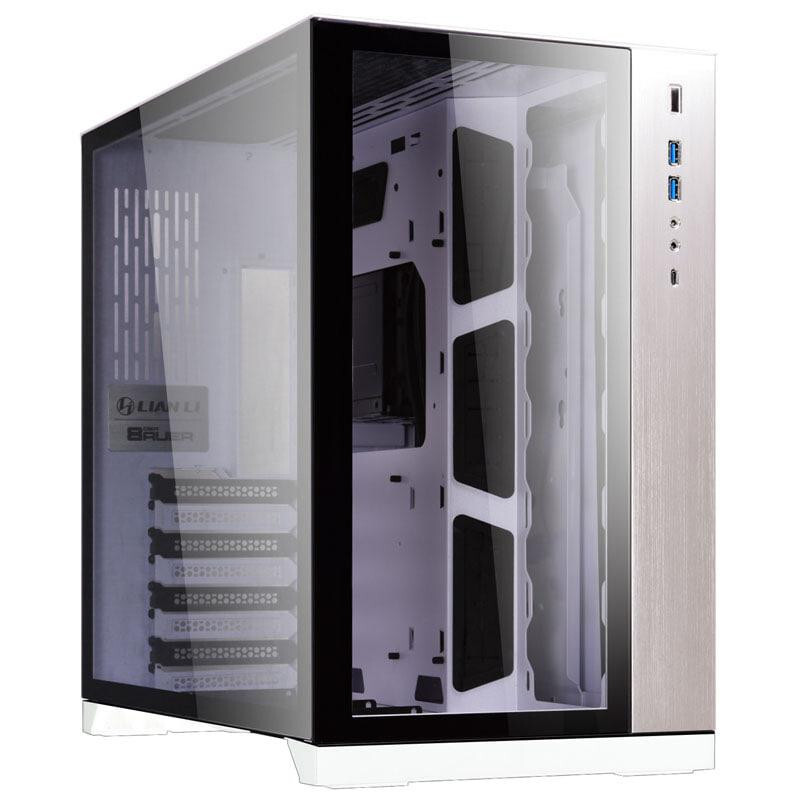 Lian Li PC-O11 Dynamic, Midi Tower, PC, Weiß, ATX, EATX, micro ATX, Aluminium, SECC, Gehärtetes Glas, 15,5 cm