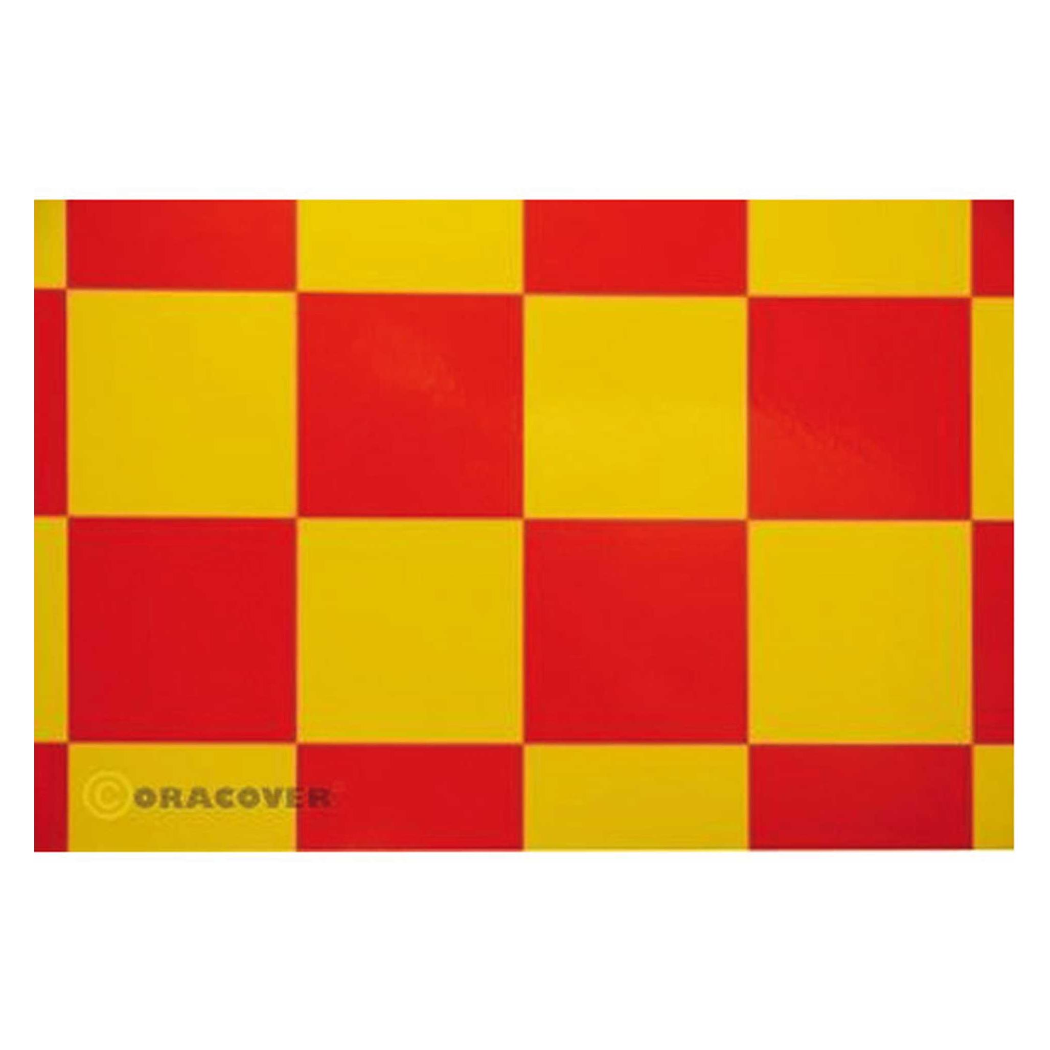 Oracover bügelfolie fun 5 gelb / rot 2 meter (491-033-023-002)