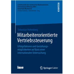 Mitarbeiterorientierte Vertriebssteuerung, Fachbücher von Sebastian Hohenberg