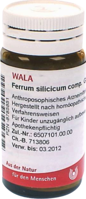 WALA Heilmittel GmbH FERRUM SILICICUM comp.Globuli 20 g 08785851