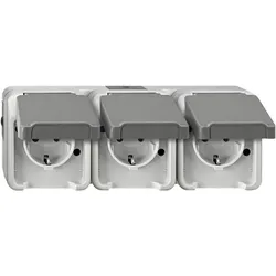 Merten, Steckdose, SCHUKO-Dreifach-Steckdose