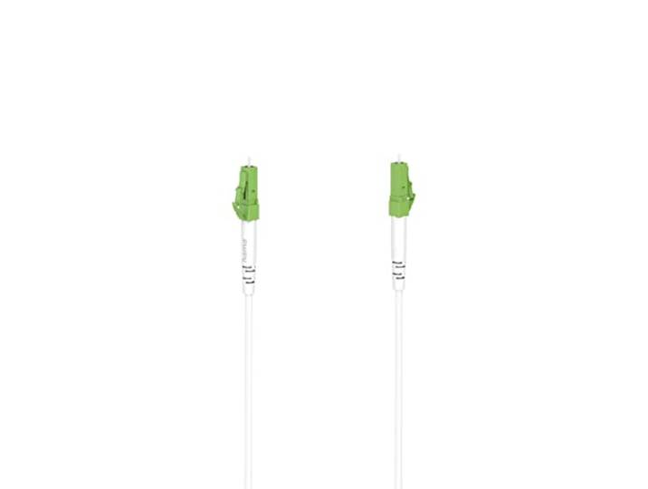 Hama Glasvezelkabel 9 m (netwerkkabel, LC APC, 10Gbit, patchkabel, LC/APC naar LC/APC, glasvezelkabel, glasvezelkabel, netwerkkabel 9 m, Gigabit Ethernet, verbinding van router, switch ...) wit