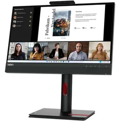 Lenovo ThinkCentre Tiny-In-One 22 Gen 5 (1920 x 1080 Pixel, 21.50"), Monitor, Schwarz
