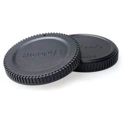 JJC Gehäuse und Objektivdeckel SET für Olympus/ Panasonic MFT