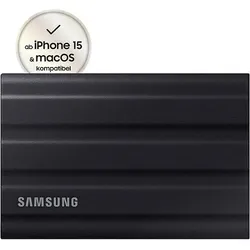 Samsung T7 Shield 1TB - Schwarz für PC/Mac/Tablet