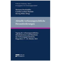 Aktuelle verfassungsrechtliche Herausforderungen, Fachbücher