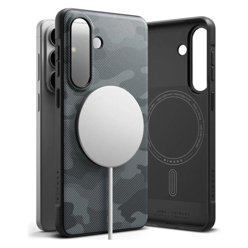 Ringke Onyx Magnetisch Magsafe Galaxy S26 Camouflage Schwarz (Samsung Galaxy S26) (OMG1249E245)