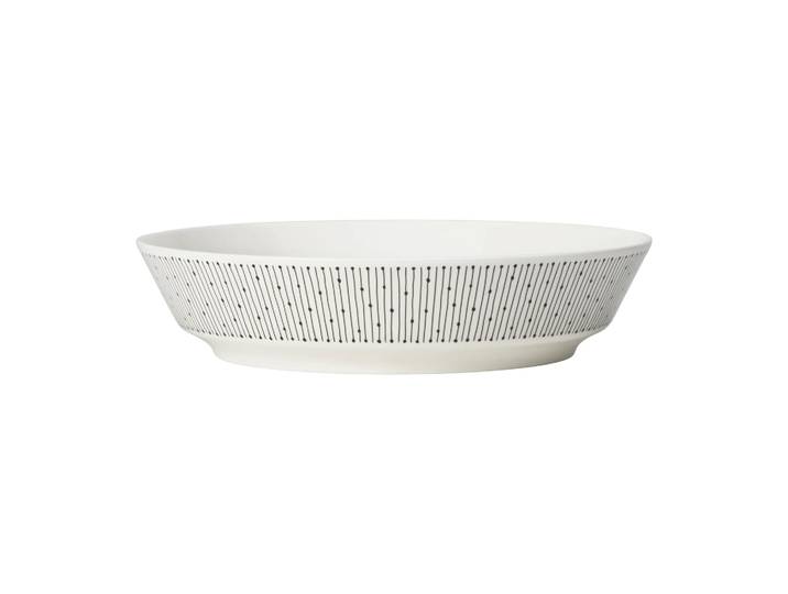 Arabia Assiette creuse Mainio Sarastus Ø23 cm Noir-blanc