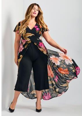 Plus Size Women's Glam Jumpsuit by Avenue in Viva Glam (Size 22/24)