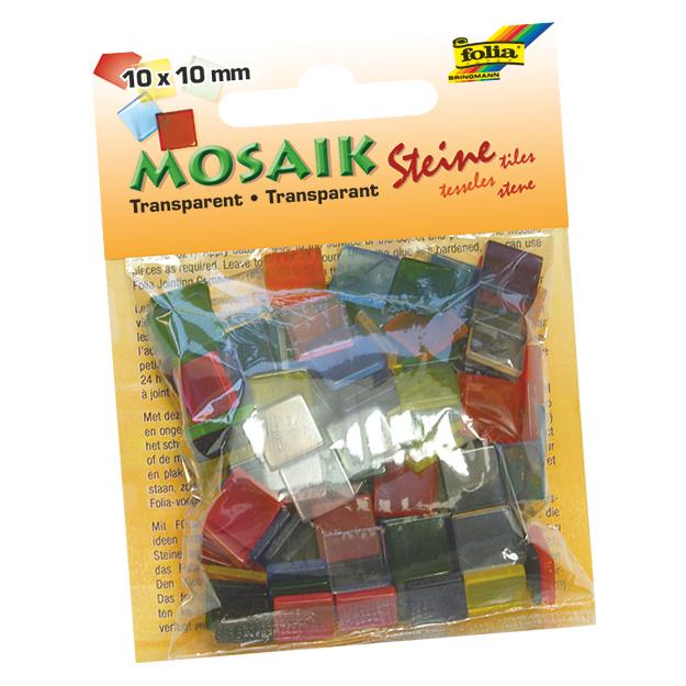 Folia Mosaiksteine TRANSPARENT, 45g, 10x10mm (38650747)