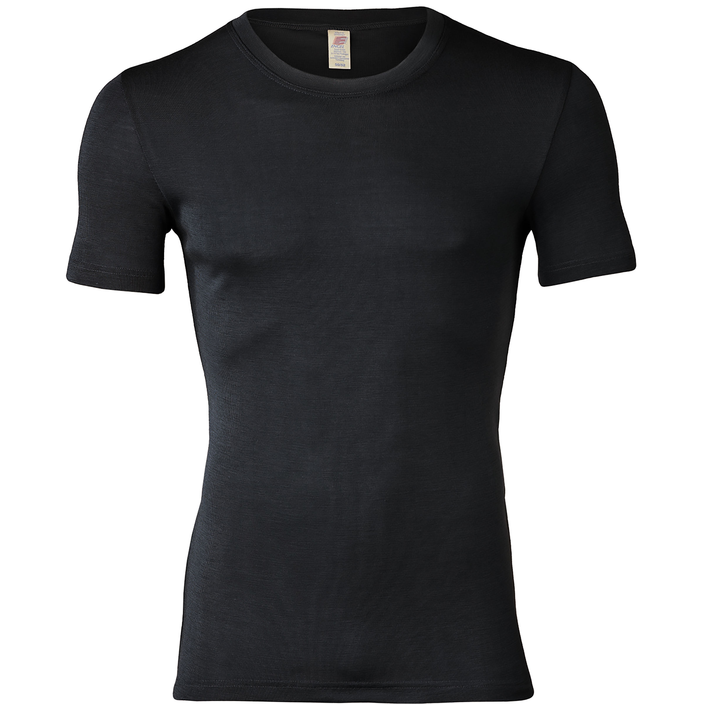 Engel Herren T-Shirts schwarz Größe L Lifestyle Hautfreundlich Merinowolle