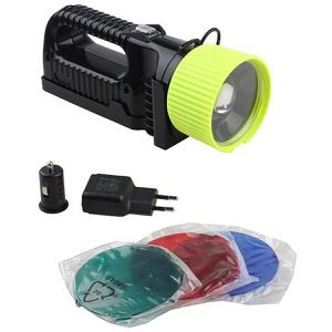 Acculux Handscheinwerfer UniLux PRO dimm- & fokussierbar, Akku, 270 Lumen, mit Notlichtfunktion, LED